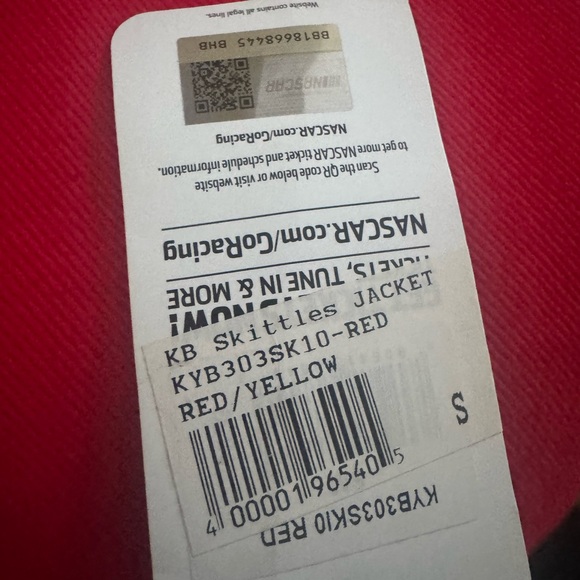 NASCAR Kyle Busch Red Skittles Racing Jacket - Picture 4 of 6